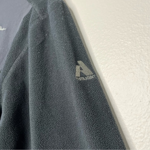 Eddie Bauer Men Cloud Layer Pro 1/4-Zip Pullover Sweater Large Black Zip Pocket - Picture 6 of 13